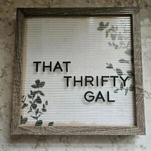 Hangable Greenery Letter Message Board